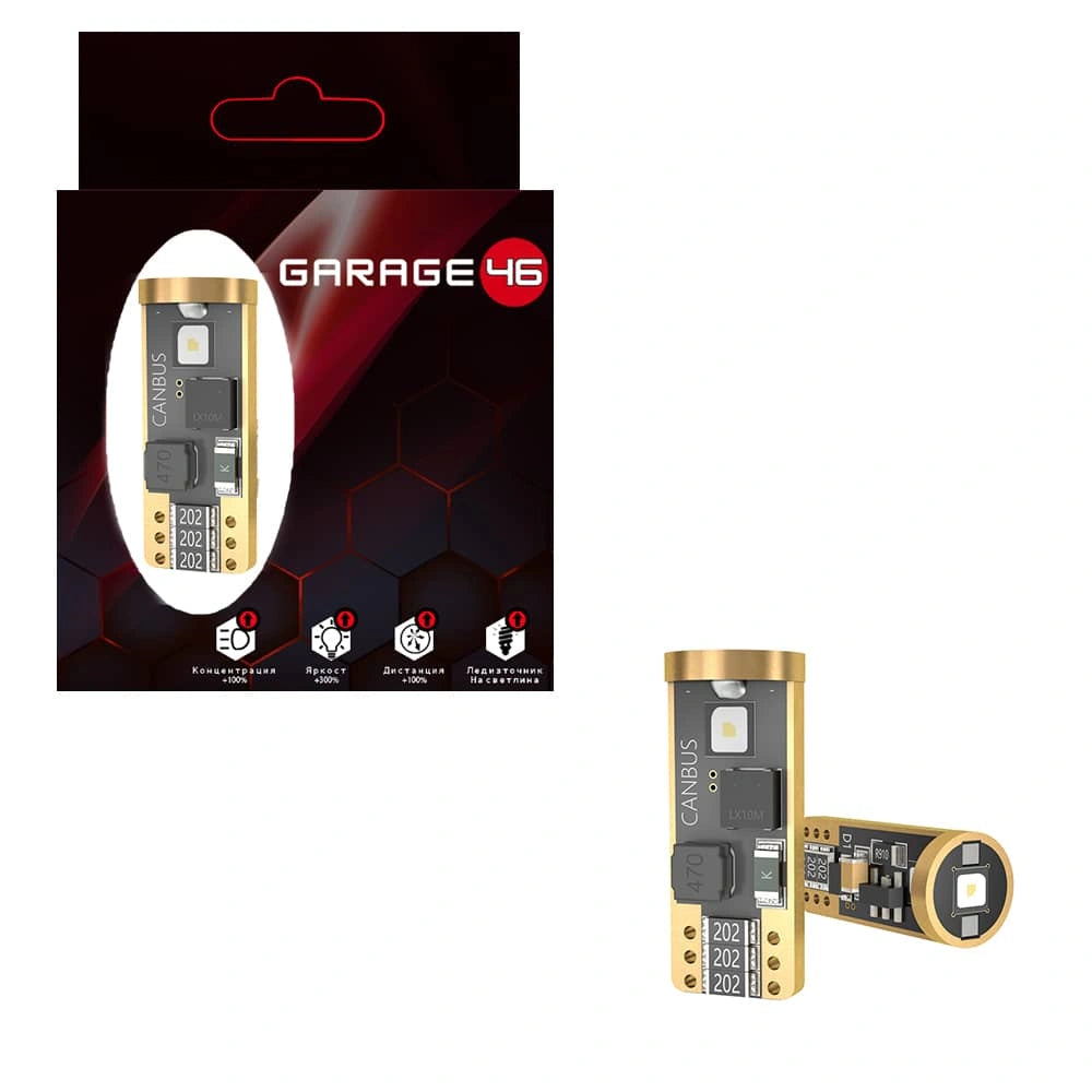 LED за габаритни светлини - Т10 W5W 3