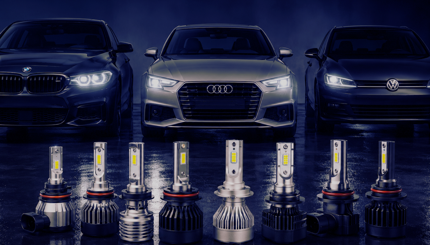 Най-популярните LED крушки за BMW, Audi и VW през 2026 година