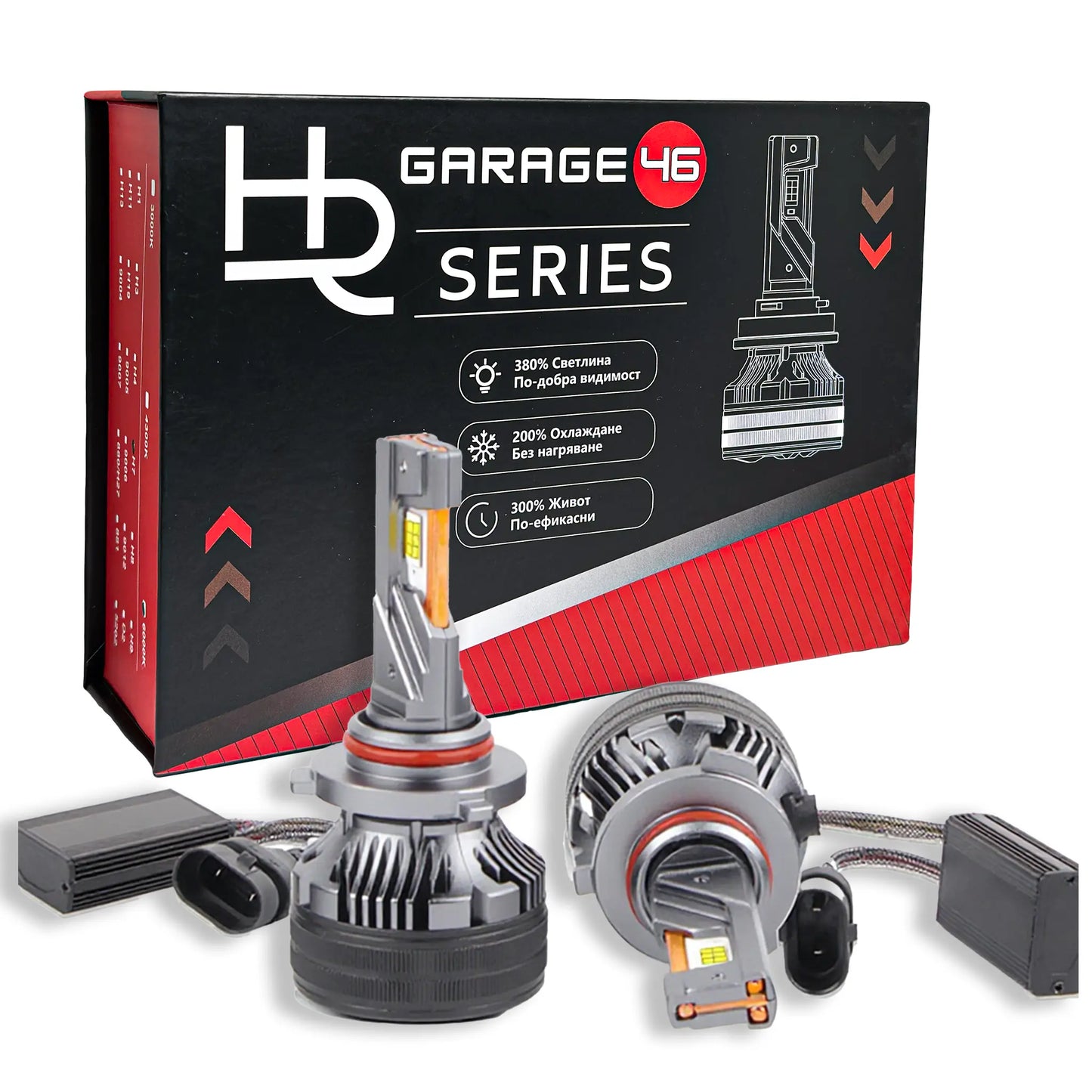 LED крушки - HB3/9005 - Garage46