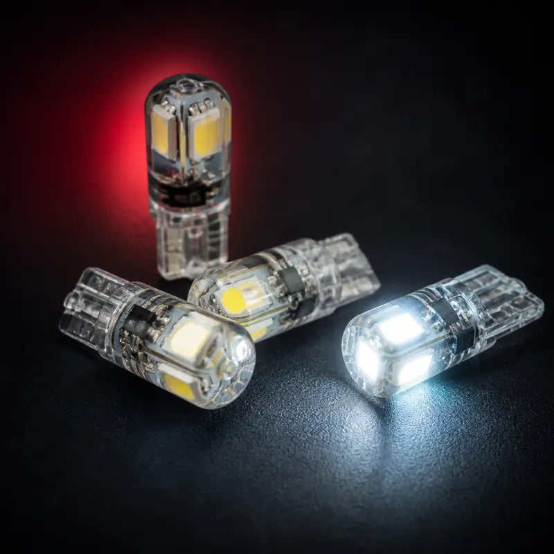 Габаритни LED крушки W5W и T10 за автомобил - монтаж в Благоевград